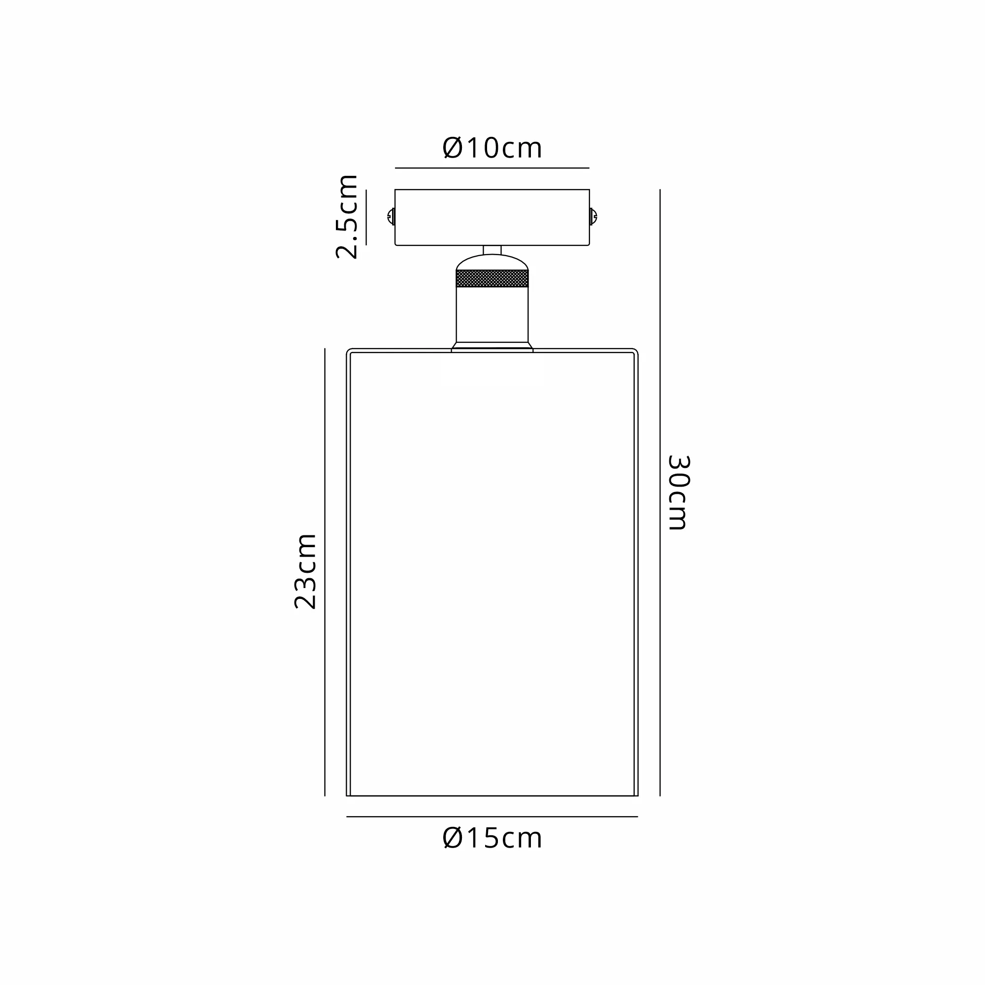 Walter-Matt Black Ceiling Lights Deco Flush Fittings